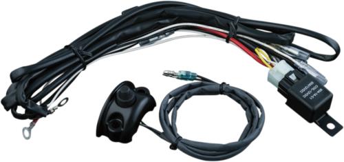 2012-2017 for Harley Softail Slim FLS Driving Light Wiring Relay Kit Universal