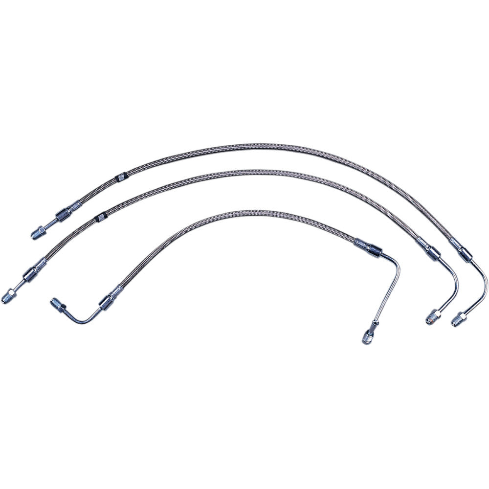 Russell Stainless Steel Brake Line Kit For Jeep CJ5 & CJ7 1977-81 With 4" Lift - 695910