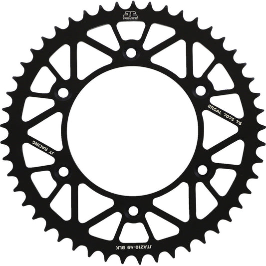 19-'20 for Honda CRF450L JT Rear Racelite Sprocket Alum 49T-520 Blk Beta/Hon