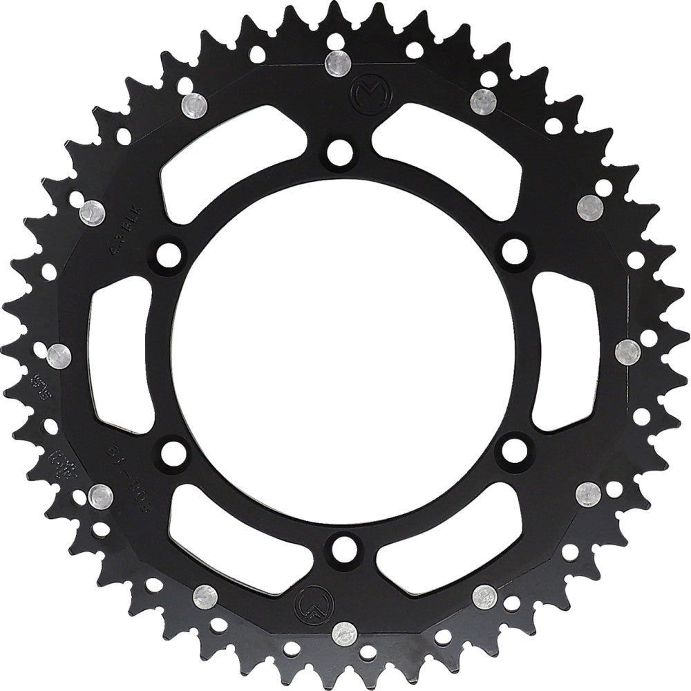 1980-2008 for Suzuki RM 125 MOOSE RACING Dual Sprocket Black 49 Tooth