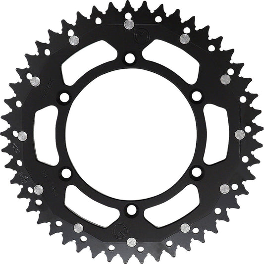 1980-2008 for Suzuki RM 125 MOOSE RACING Dual Sprocket Black 49 Tooth