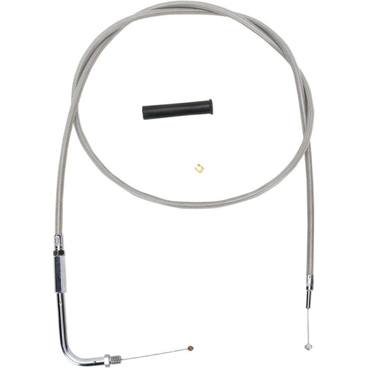 85-89 for Harley Glide Classic FLTC DRAG SPECIALTIES Throttle Cable 48" Braided