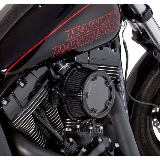 2008-2017 for Harley Street Bob FXDB Method Air Cleaner All Black Twin Cam
