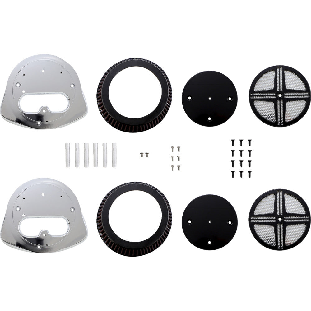 2006-2014, 2017-2019 for Suzuki Boulevard 1800 M109R XXX Air Cleaner Black M109