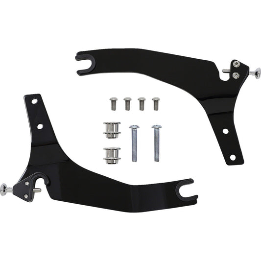 2008-2017 for Harley Street Bob FXDB COBRA Backrest Kit 11" Black Dyna 602-2024B