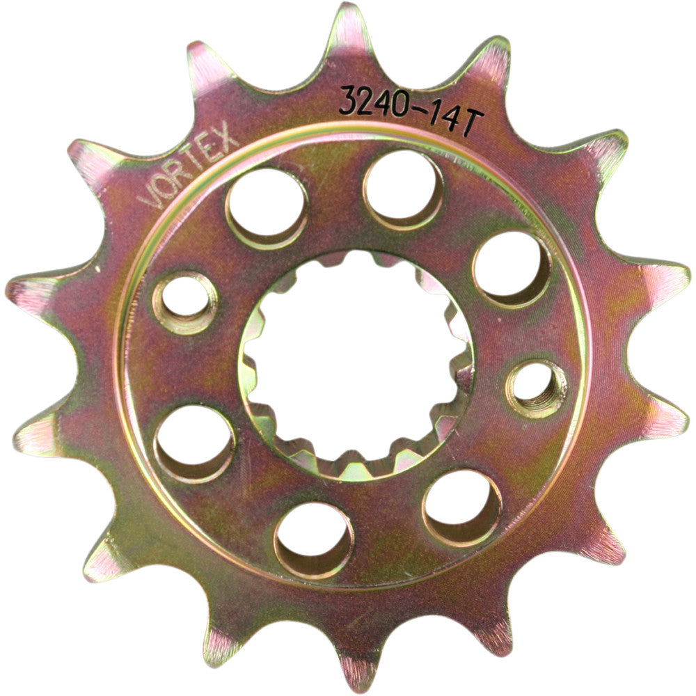 93-'09, '12-'13 for Honda XR650L VORTEX Front Cs Sprocket Steel 14T-520 Hon/Kaw