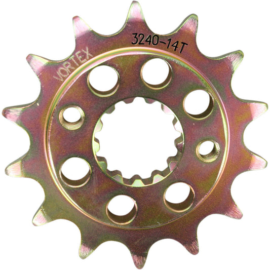 93-'09, '12-'13 for Honda XR650L VORTEX Front Cs Sprocket Steel 14T-520 Hon/Kaw