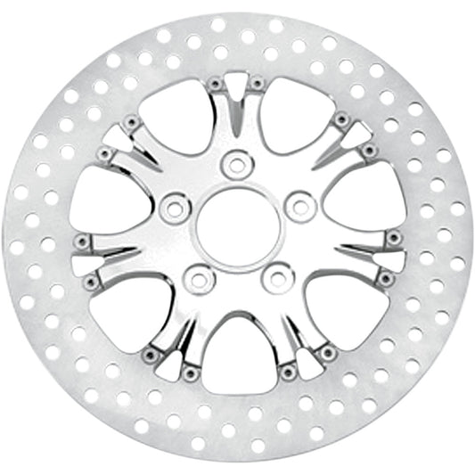 2009-2019 for Harley Road King EFI FLHR Brake Rotor 11.8" Paramount Chrome