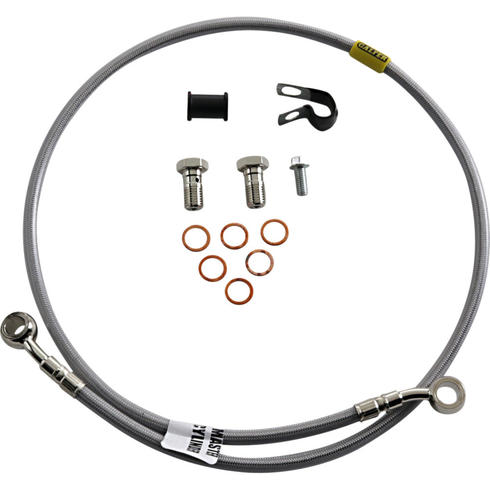 17-18 for Kawasaki Versys-X 300 GALFER Brake Line Stainless Steel FK003D951-1