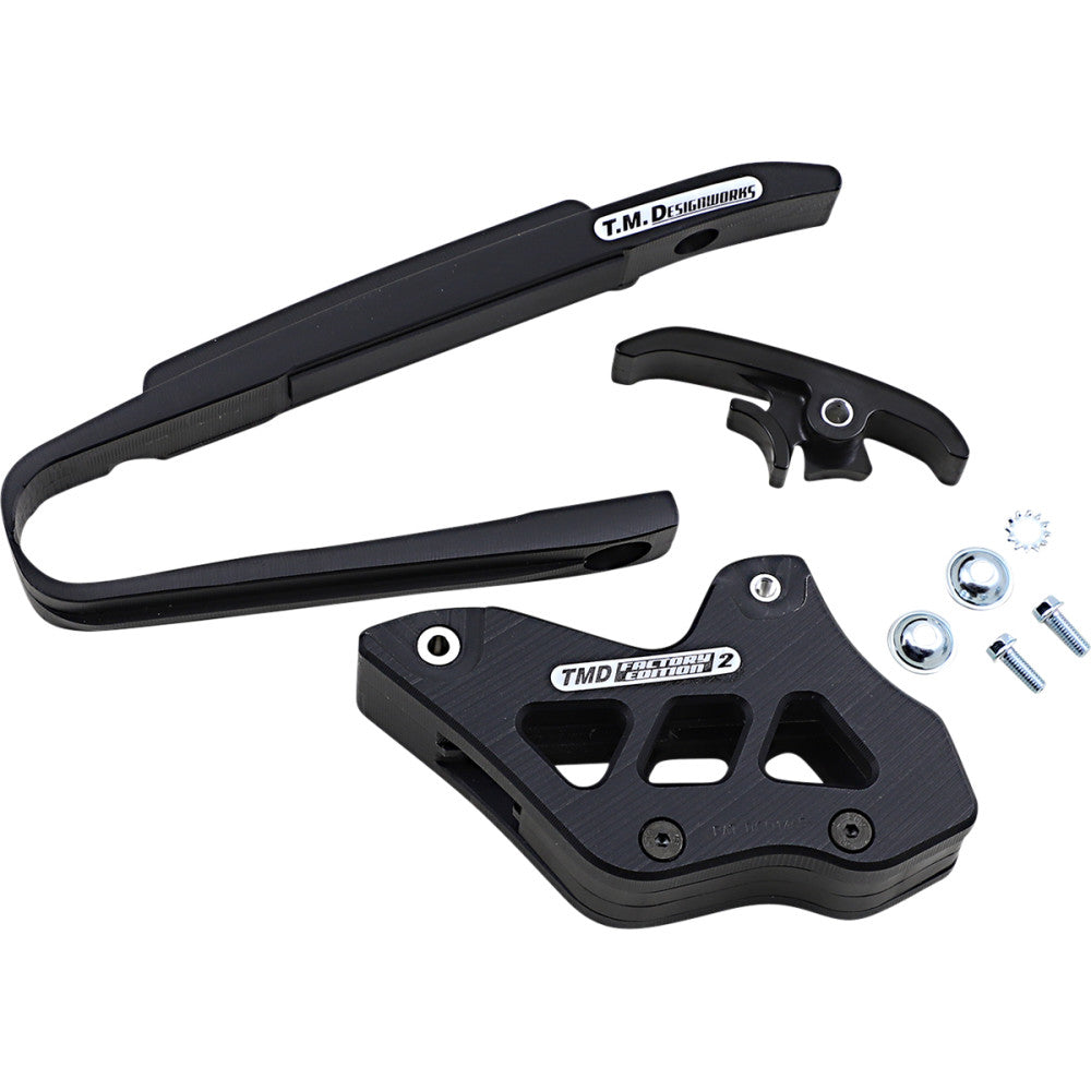 2012-2016 for KTM 250 EXC T.M. DESIGNWORKS Chain Guide/Slider Black KTM-225-BK