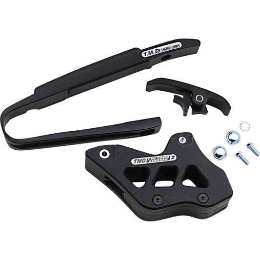 2012-2016 for KTM 250 EXC T.M. DESIGNWORKS Chain Guide/Slider Black KTM-225-BK