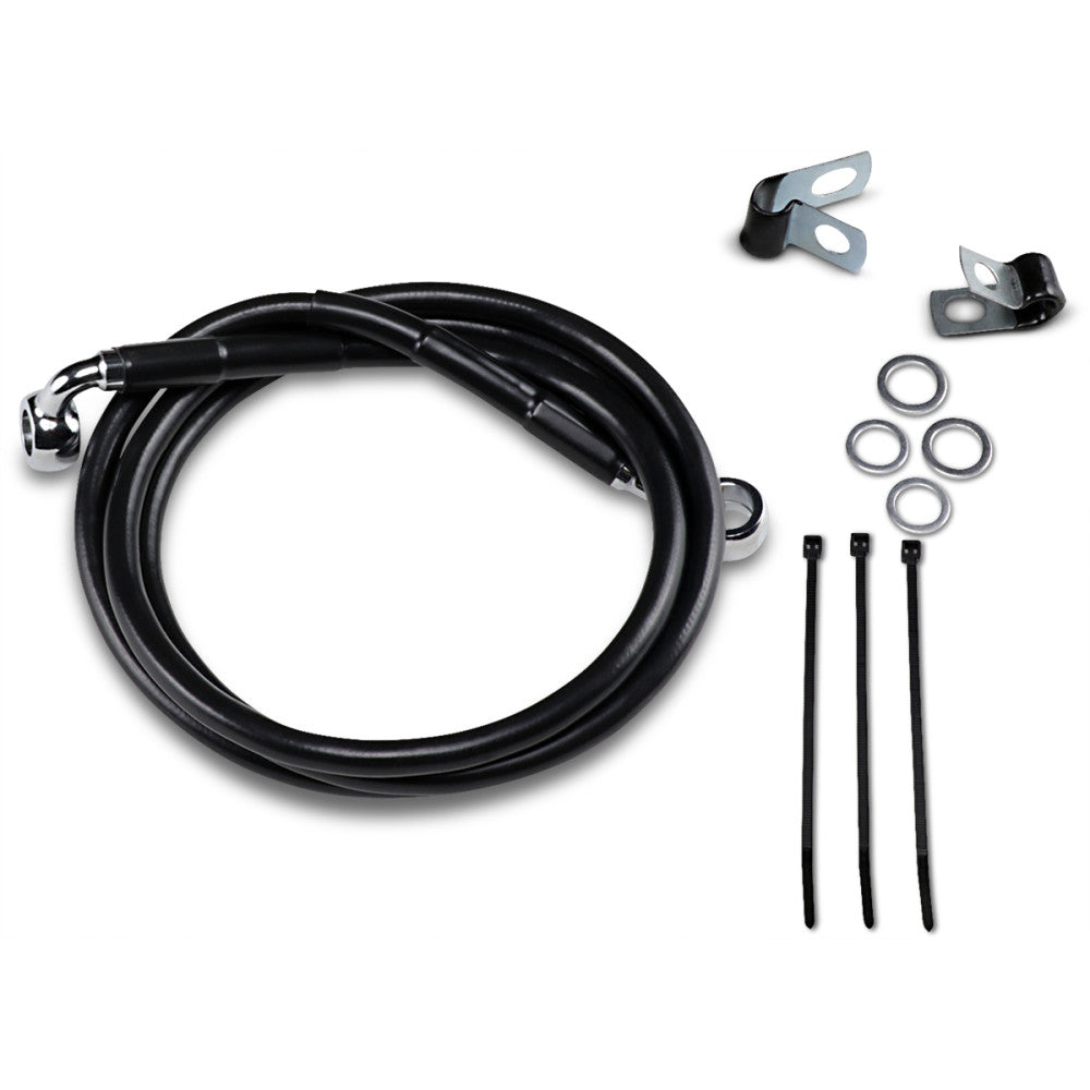 00-07 for Harley FXST Drag Specialties Extended Front Brake Line Kit +4