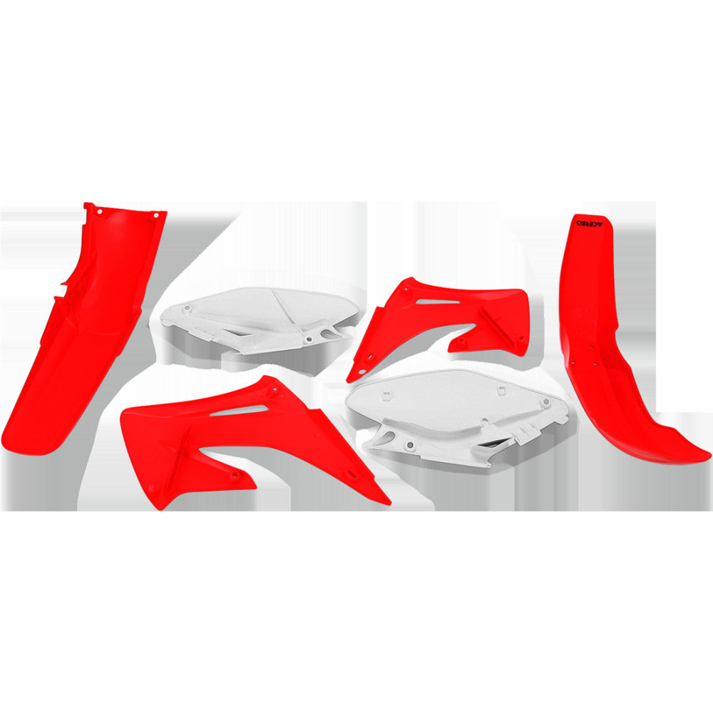 04-07 for Honda CR125R ACERBIS Standard Replacement Body Kit '05 Red/White CR