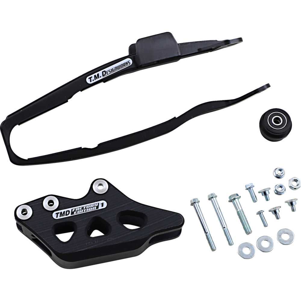 2018-2020 for Yamaha YZ 450 F T.M. DESIGNWORKS Chain Guide/Slider Black YCP-OR7-