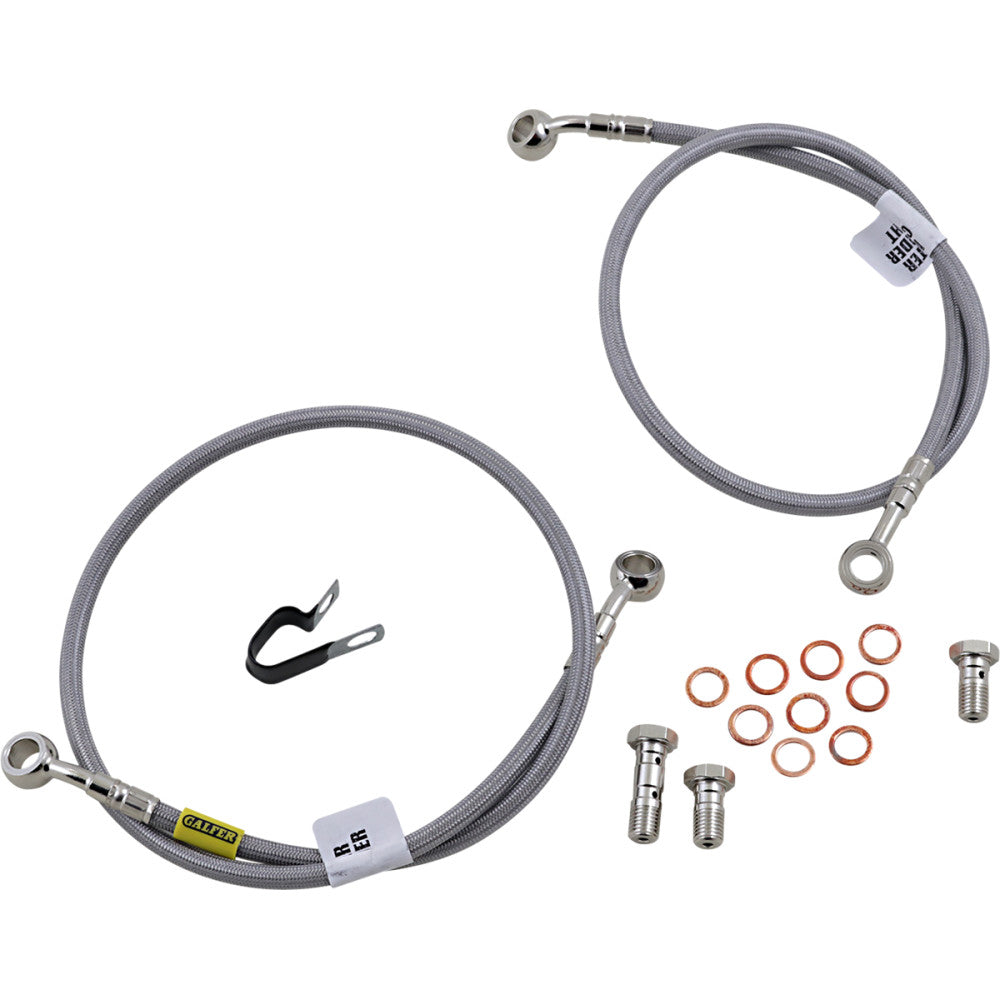 08-15 for Kawasaki Ninja ZX-10R GALFER Brake Line Stainless Steel FK003D646-2