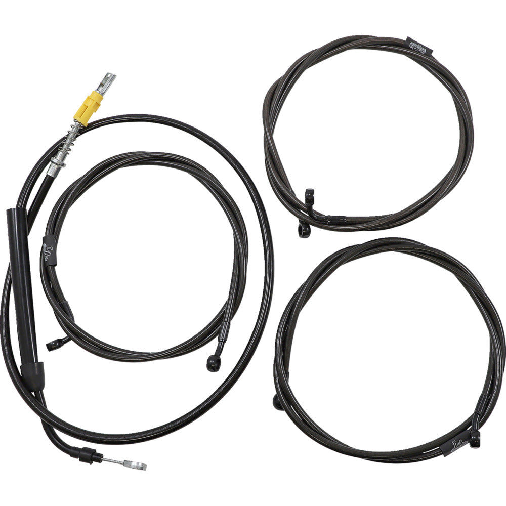 21-22 for Harley FLHT/FLHX/FLHR w/ABS LA CHOP Cable Kit 12-14