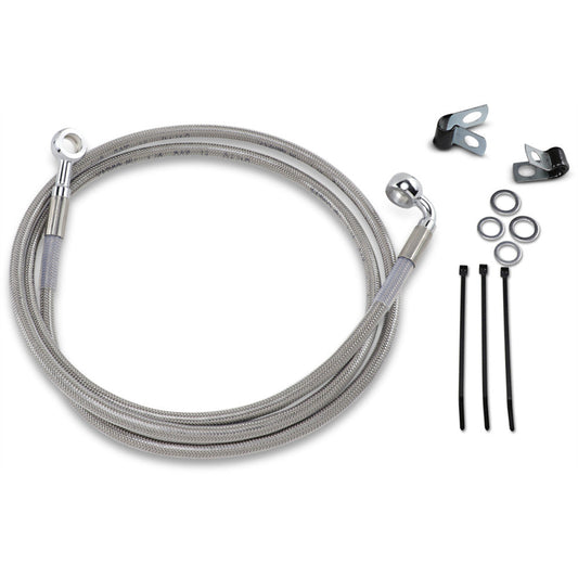 99-05 for Harley FXDWG Drag Specialties Extended Front Brake Line Kit +10?