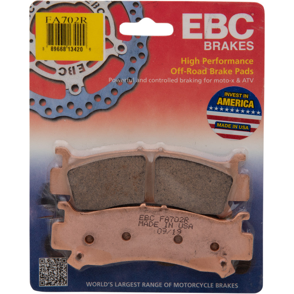 2016-2020 for Honda Pioneer 1000-5 EBC Sintered Metal Brake Pads FA702R FA702R
