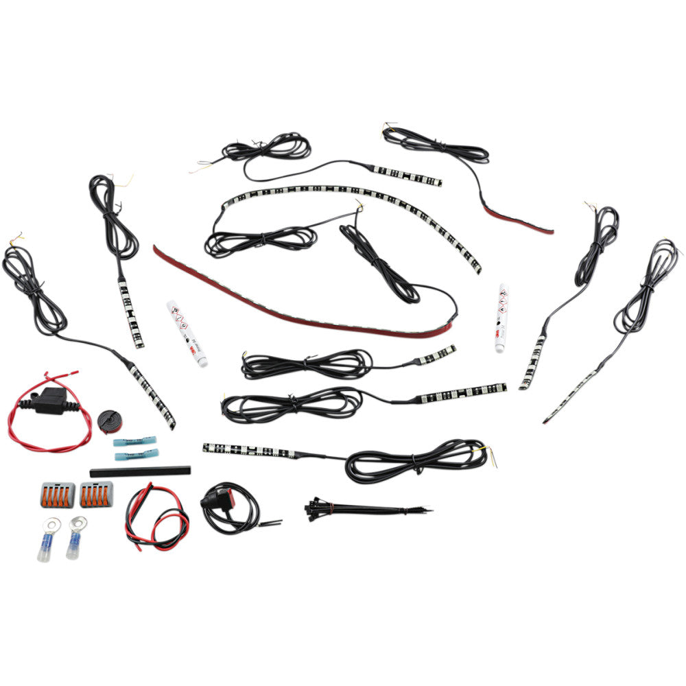 2020-2022 for Indian Challenger Dark Horse Engine Accent Light Kit Pink