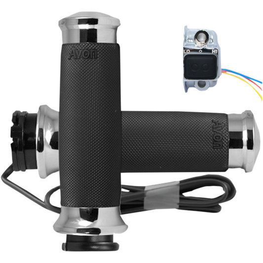 2016-2020 for Harley 1200 Roadster XLCX Grips Heated Custom Contour Cable Chrome