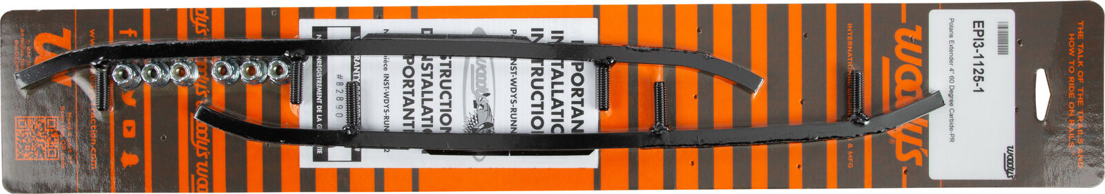 21 for Polaris SwitchBack 850 Assault WOODY'S Extender Trail III Flat-Top Runner