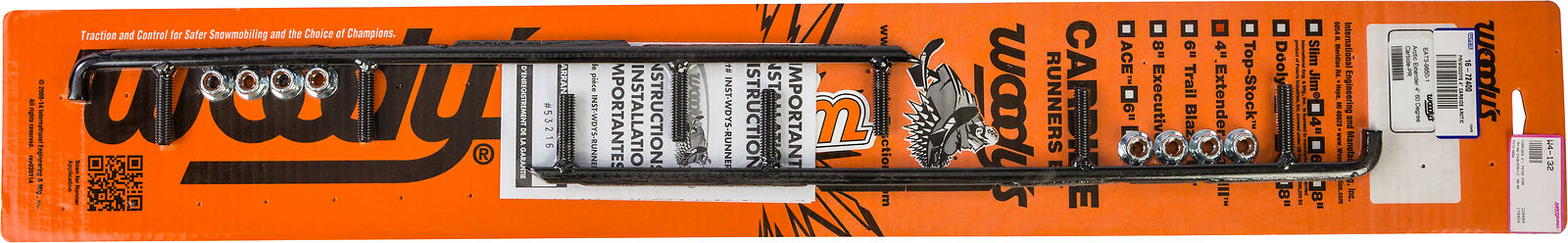 97-05 for Arctic Cat Z 440 WOODY'S Extender Trail III Flat-Top Runner EAT3-9850