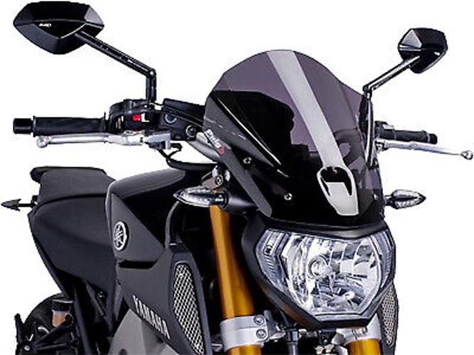 2013-2016 for Yamaha MT-09 New Generation Windscreen Dark Smoke MT09 B