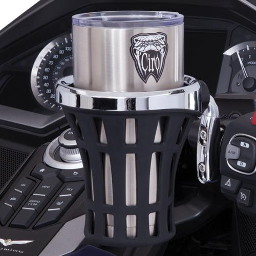 2018-2020 for Harley Softail FLHC CIRO Drink Holder Perch Mount Chrome 50810