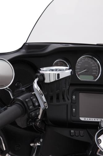 2018-2020 for Harley Softail FLHC CIRO Drink Holder Perch Mount Chrome 50410