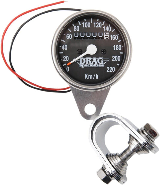 1973-1980 for Harley 1200 FX 2.4" KPH Mini LED Mechanical Speedometer/Indicators