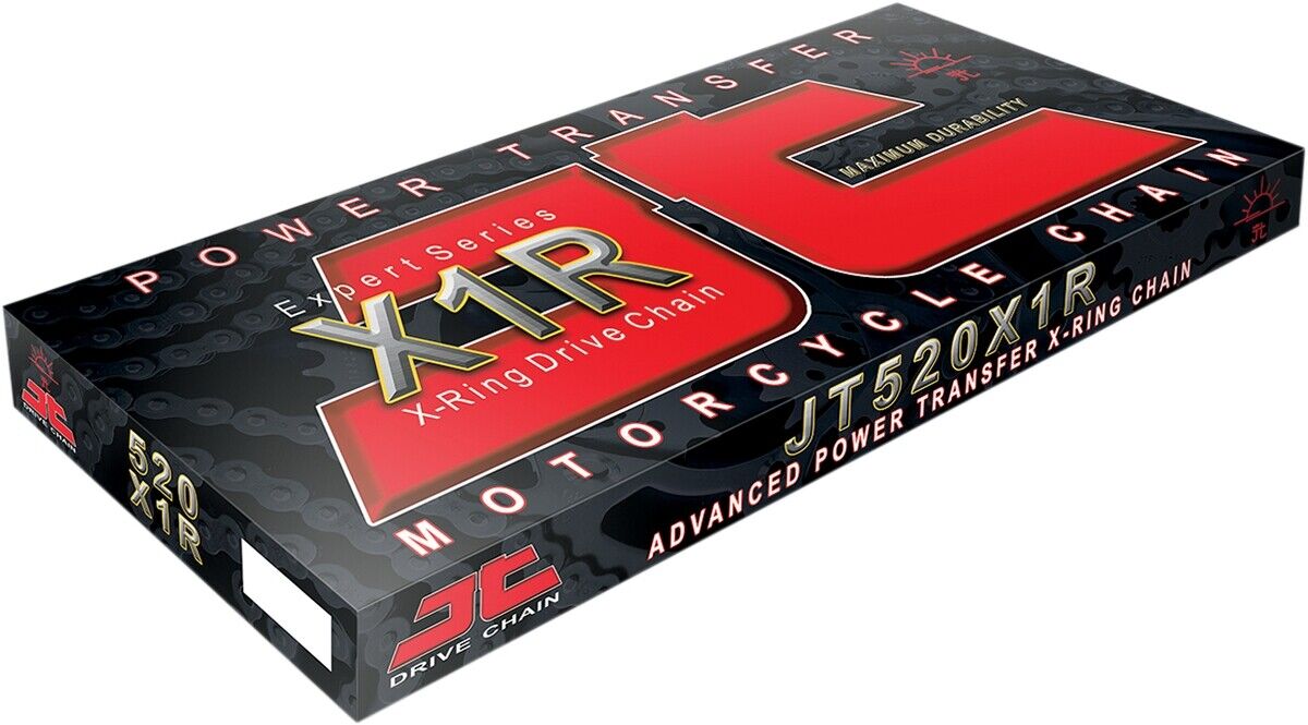 JT CHAINS 530 X1R Heavy Duty X-Ring Sealed Drive Chain Steel 110 Links ...
