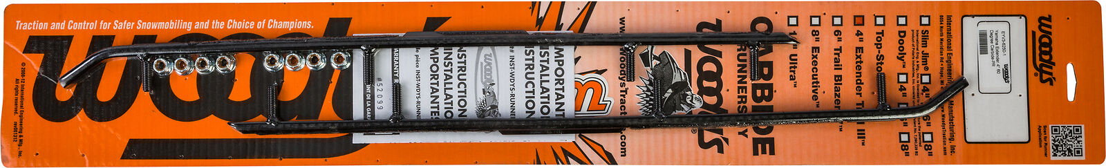 90-99 for Yamaha Ovation LE WOODY'S Extender Trail III Flat-Top Runner EYV3-6250