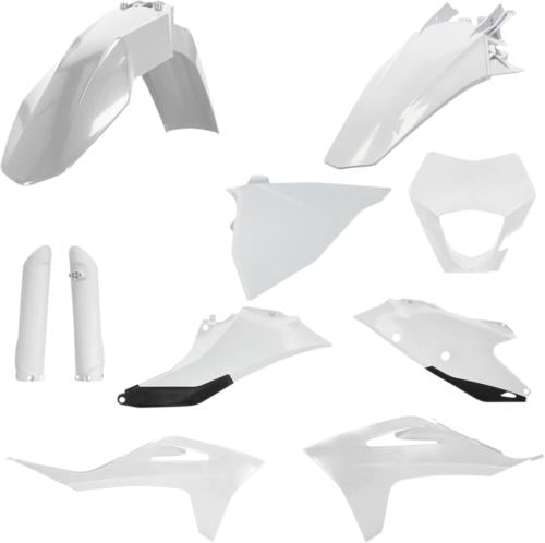 21 for Gas Gas EC 300 ACERBIS Full Plastic Kit Gas White/Black