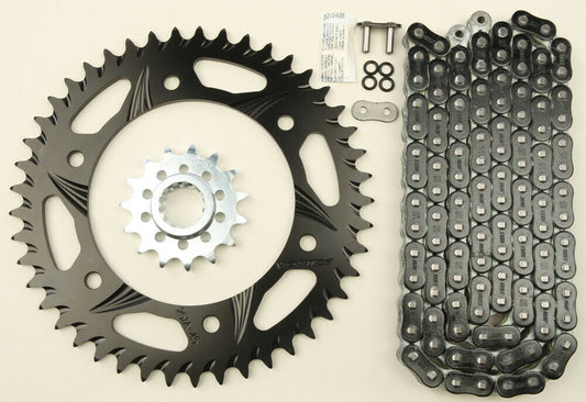 06-'10 for Suzuki GSX-R750 Sprocket/Chain Kit 16/47T Sil Rx3 520-116L Blk