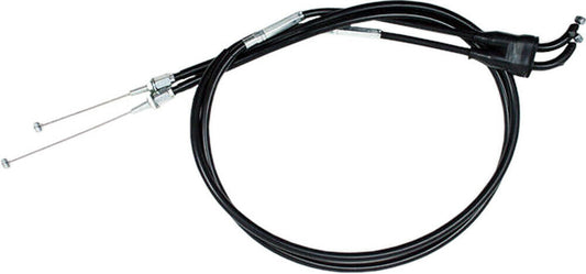 06-'11 for Kawasaki KX250F MOTION PRO Black Vinyl Throttle Push-Pull Cable Set