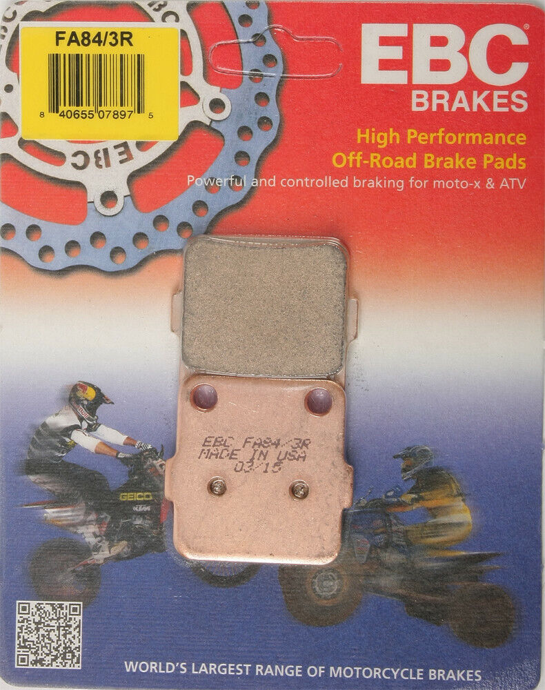02-'17, '20 for Yamaha YZ85 EBC Brake Pads