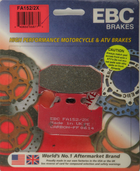 91-'97 for Yamaha YZ125 EBC Brake Pads