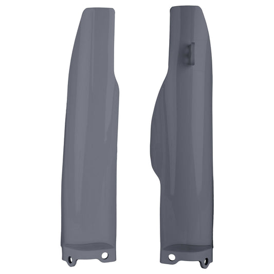04-'07 for Kawasaki KX250 POLISPORT Fork Guards Nardo Grey Kaw