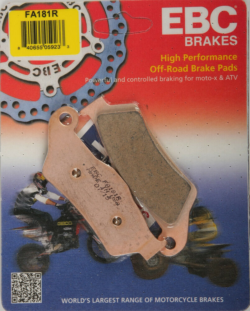 02-'08 for TM MX 85 Junior (17/14) EBC Brake Pads