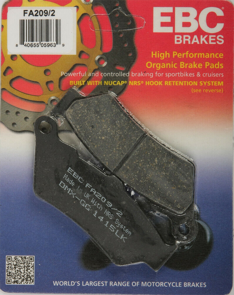 01-'12 for BMW F650GS EBC Brake Pads 15-209/2