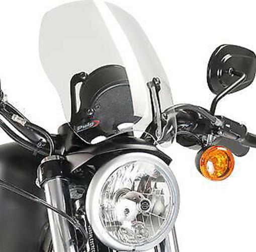 04-20 for Harley XL883/04-17 XL1203 Puig Touring Windscreen Clear