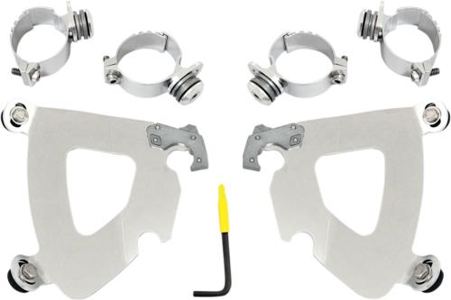 2008-2017 for Harley Street Bob FXDB Gauntlet Mounting Kit Polished FXD