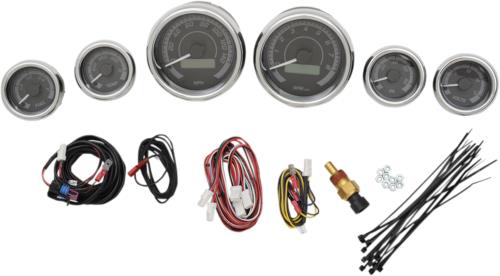 2009-2013 for Harley Tri Glide F MVX-8K Series Analog/Digital Gauge Kit 8604KGC