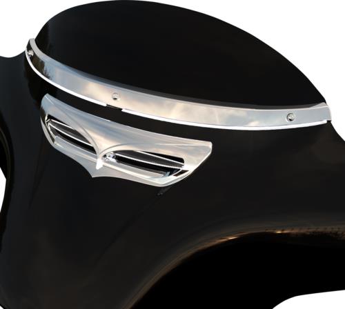 2014-2020 for Harley CVO FLHTKSE CIRO Windshield Trim Chrome FL 14+ 11000