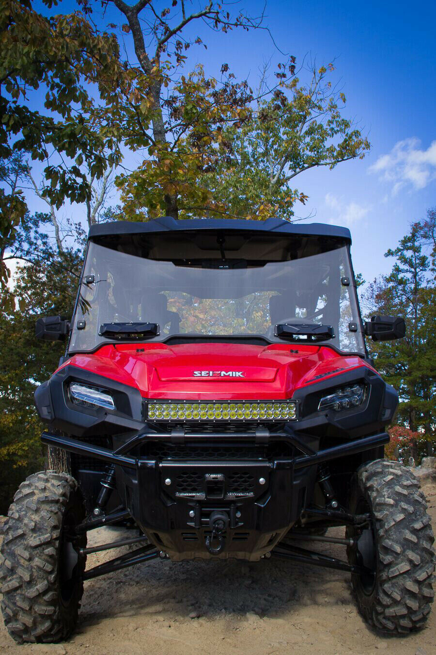 2017 for Honda Pioneer 1000 SEIZMIK Full Windshield Vented Pioneer 25032