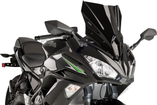 2017-2019 for Kawasaki EX650 Ninja 650 PUIG HI-TECH PARTS Race Windscreen Black