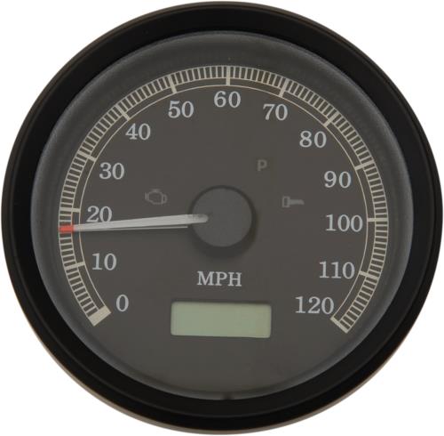 99-03 for Harley XLS 3-3/8" MPH Electronic Speedometer Black Bezel Black Face