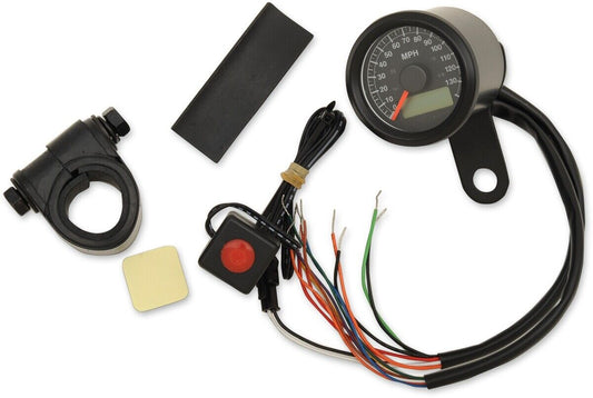 02-03 for Harley 1200 Custom XLC Programmable Speedometer Black Face 1-7/8"