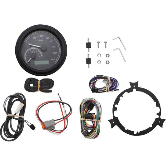 00-03 for Harley FLHR/FXST/FLST DAKOTA Series Analog Gauge System MVX-02-KG-K