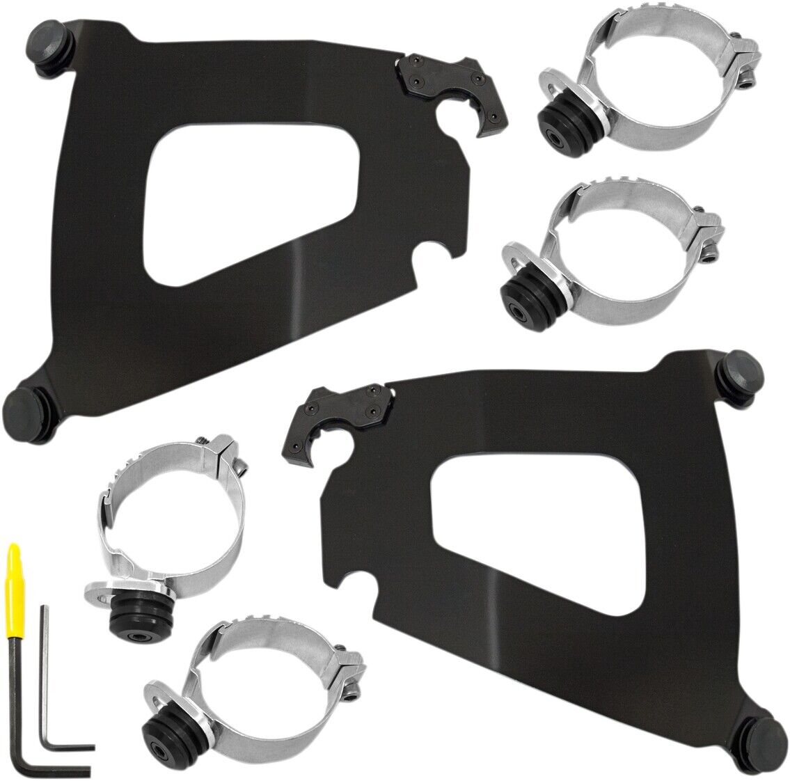 02-08 for Honda VTX1800F MEMPHIS SHADES Bullet Mounting Kit VTX18 Black MEB12